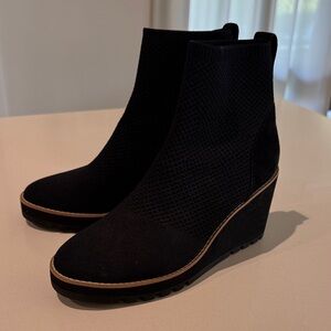 Eileen Fisher London Stretch Wedge Ankle Boots